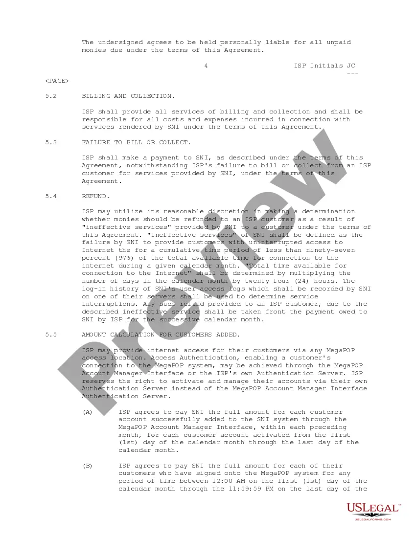 Preview Wholesale Service Agreement between StarNet, Inc. and Ichargeit.Com, Inc.