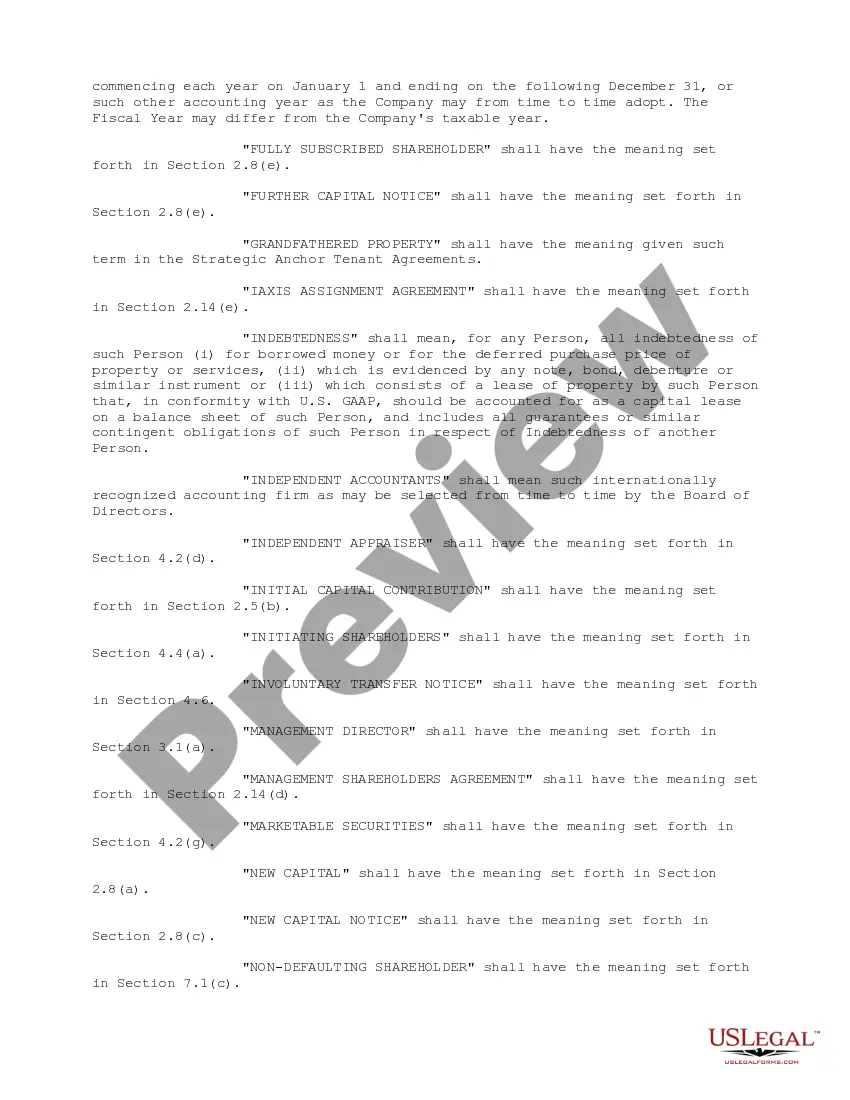 Get Shareholders Agreement Preview Shareholders Agreement