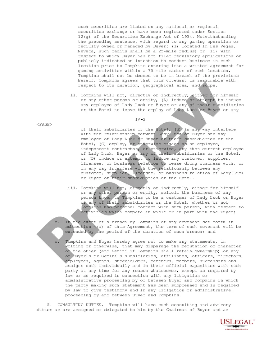 Get Sample Corporate Consulting and Noncompetition Agreement Preview Sample Corporate Consulting and Noncompetition Agreement