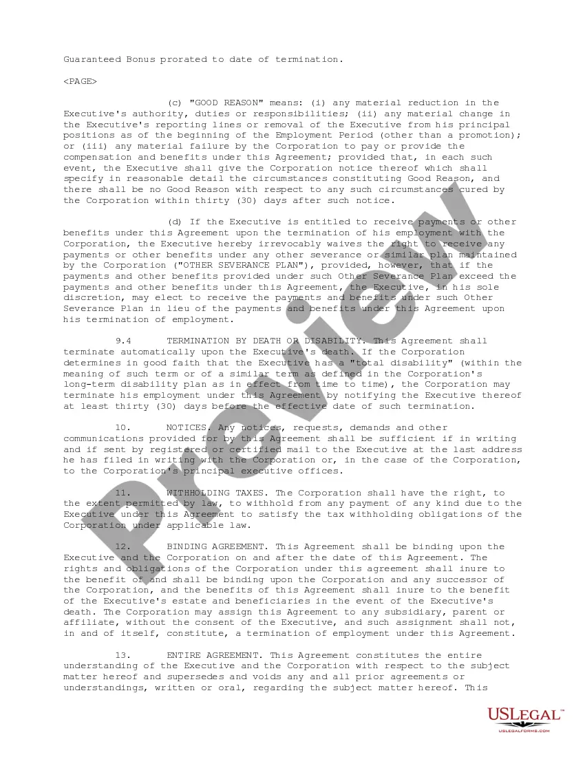 Preview Sample Executive Employment Agreement for Wit Capital Group, Inc.