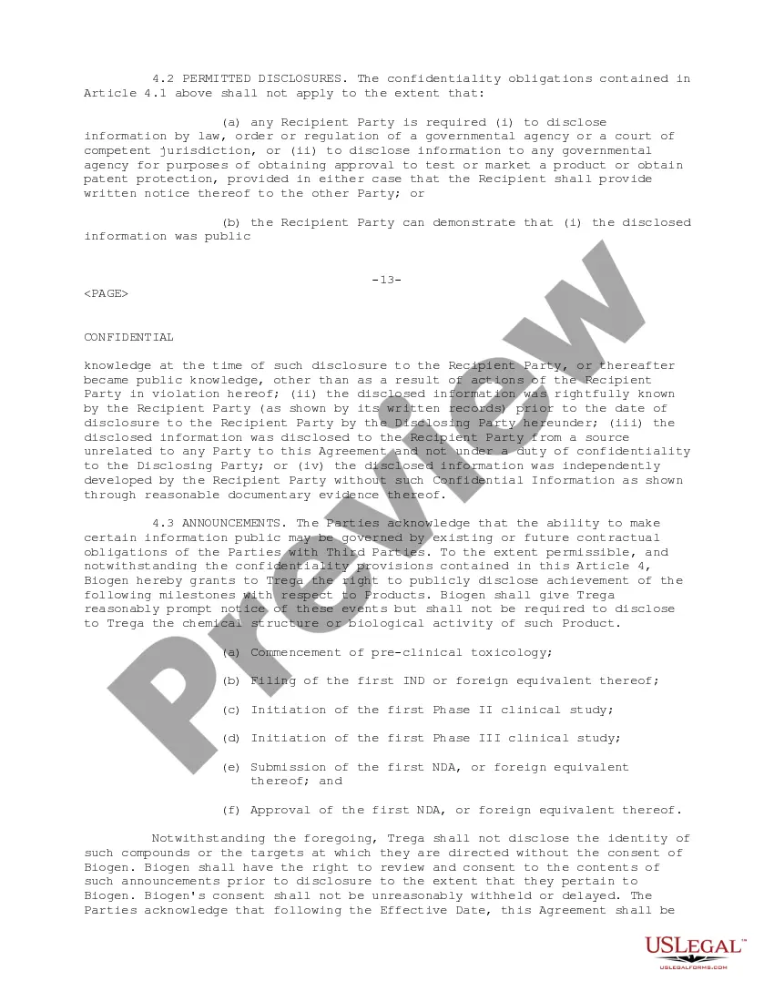 Preview Library Supply and Sublicense Agreement