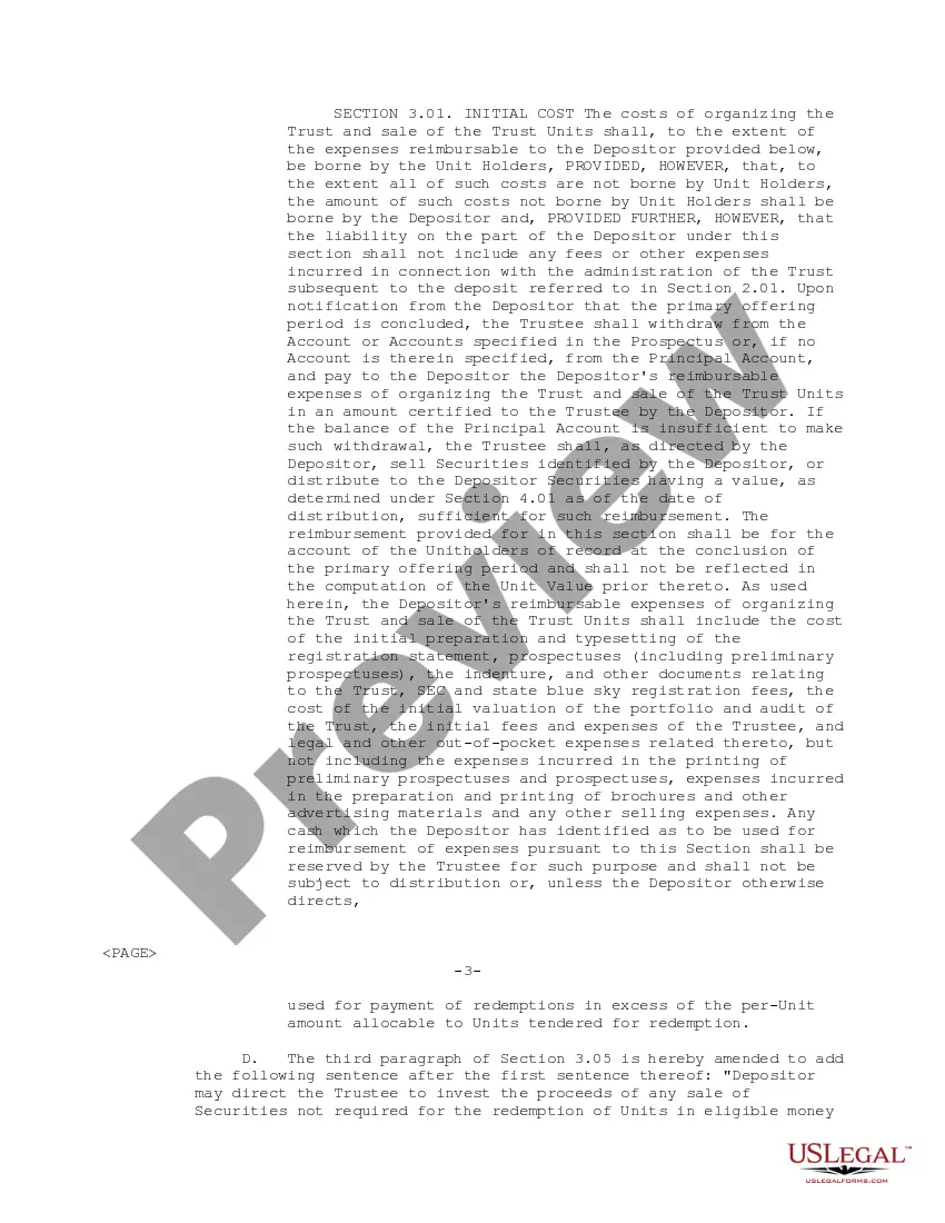 Get Trust Agreement Reference Trust Agreement between Dean Witter Reynolds, Inc. and The Bank of New York regarding Select Equity Trust Preview Trust Agreement Reference Trust Agreement between Dean Witter Reynolds, Inc. and The Bank of New York regarding Select Equity Trust