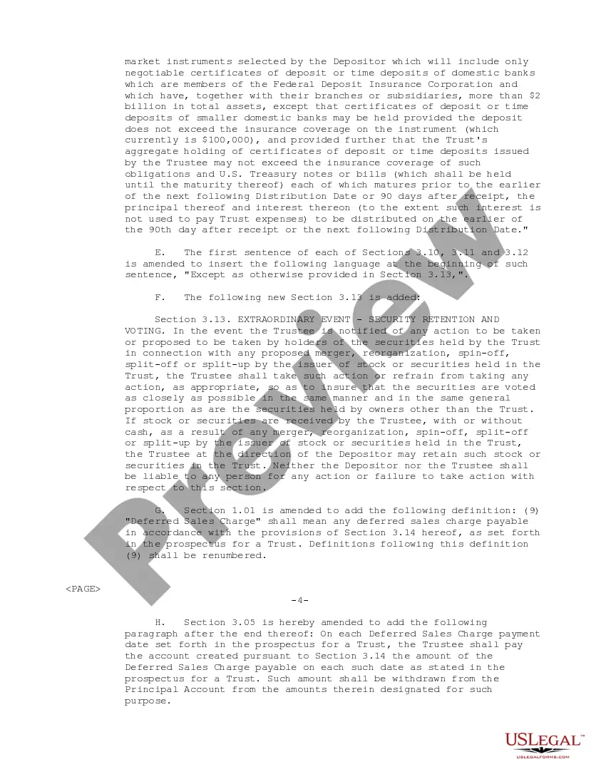Get Trust Agreement Reference Trust Agreement between Dean Witter Reynolds, Inc. and The Bank of New York regarding Select Equity Trust Preview Trust Agreement Reference Trust Agreement between Dean Witter Reynolds, Inc. and The Bank of New York regarding Select Equity Trust