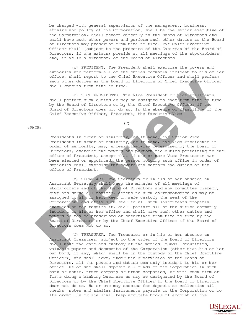 Preview Bylaws of WW Holdings, Inc.