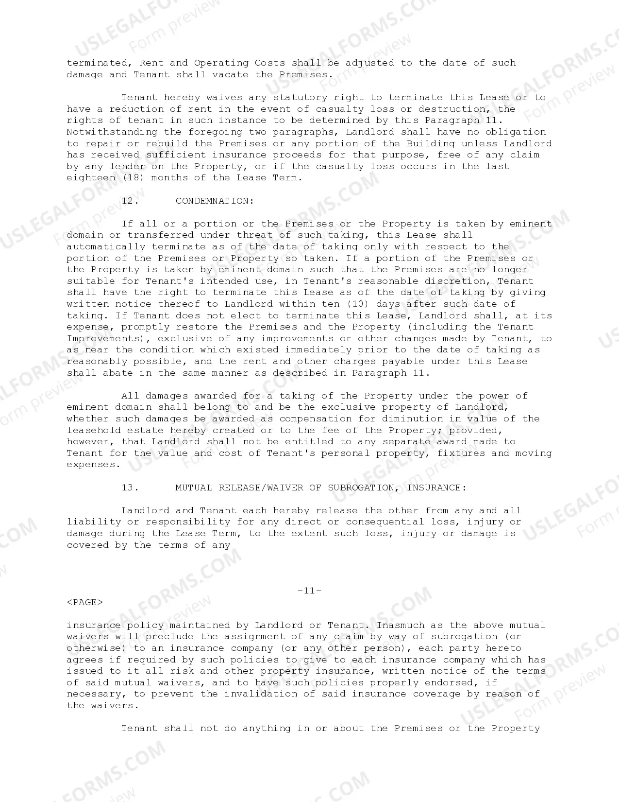 Preview Lease Agreement regarding lease of office building between Ryan Southbank II, LLC and Mindspring Enterprises, Inc.