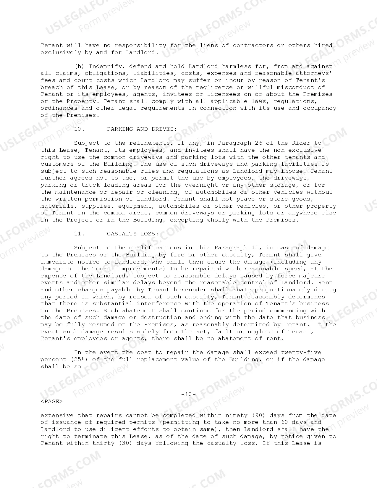 Preview Lease Agreement regarding lease of office building between Ryan Southbank II, LLC and Mindspring Enterprises, Inc.