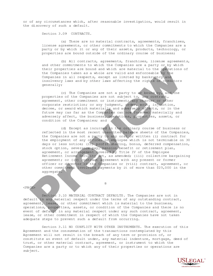 Preview Plan of Acquisition