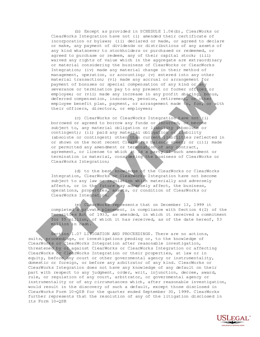 Preview Plan of Acquisition