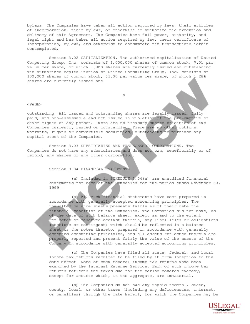 Preview Plan of Acquisition