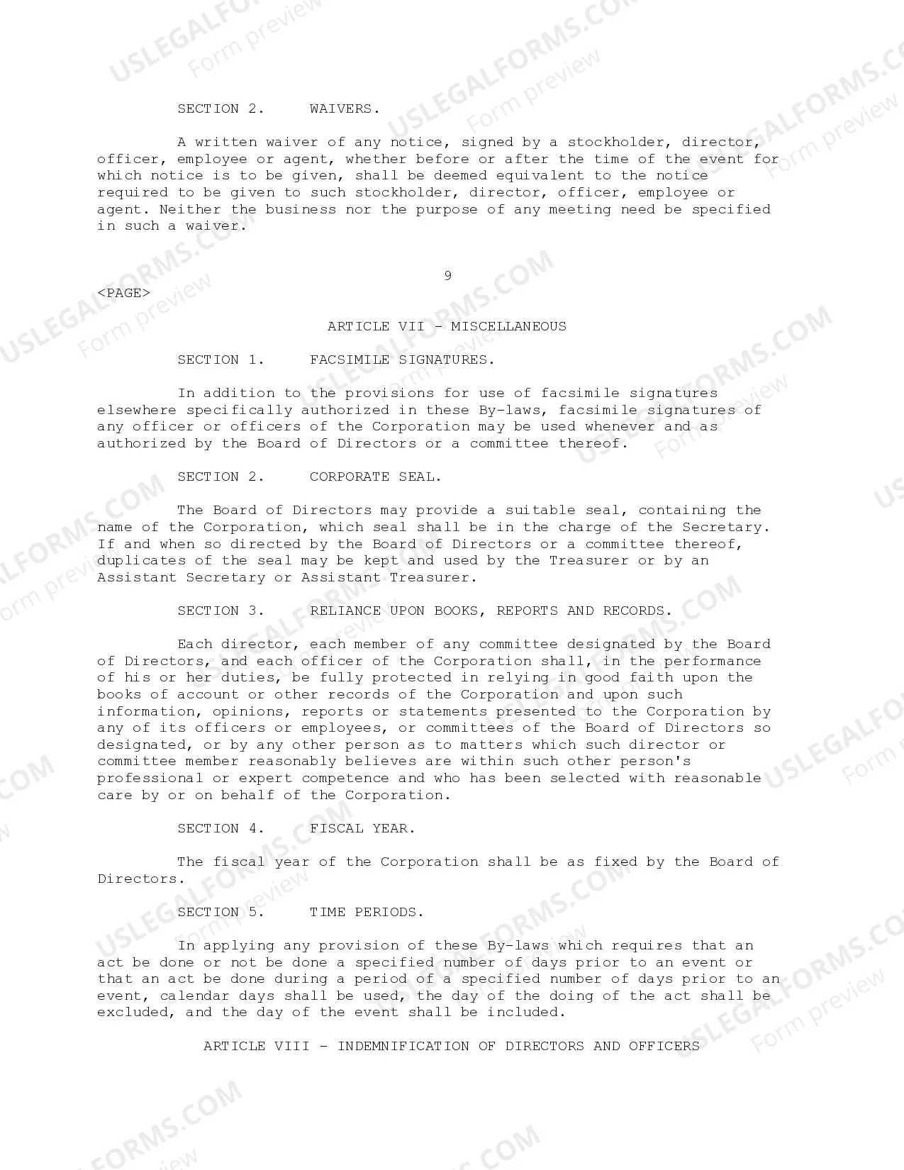 Preview Bylaws of Orient Packaging Holdings, Ltd.