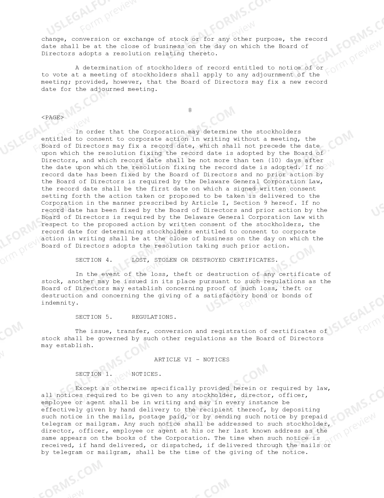 Preview Bylaws of Orient Packaging Holdings, Ltd.