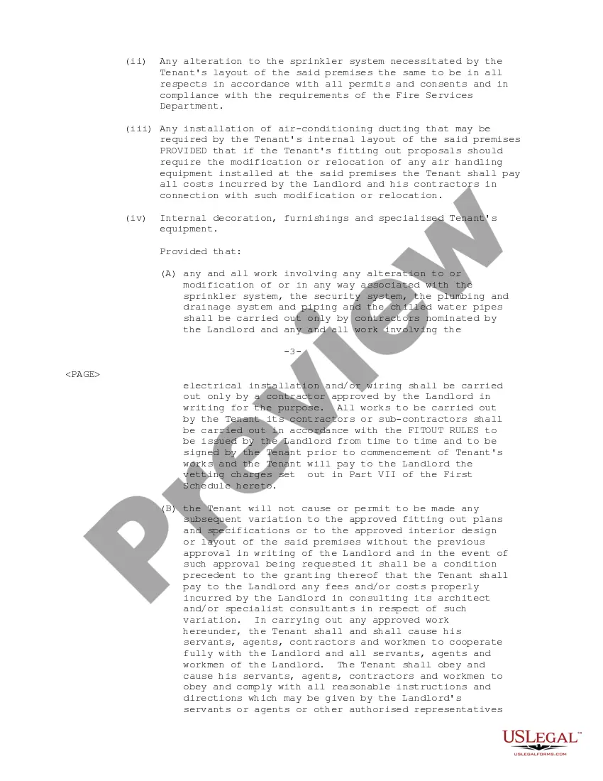 Preview Tenancy Agreement between Sunnoon Development Limited and Orient Packaging Limited