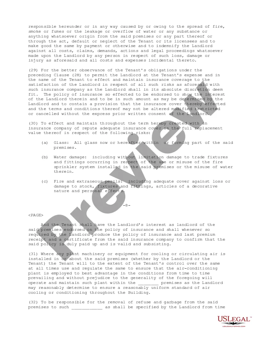 Preview Tenancy Agreement between Sunnoon Development Limited and Orient Packaging Limited