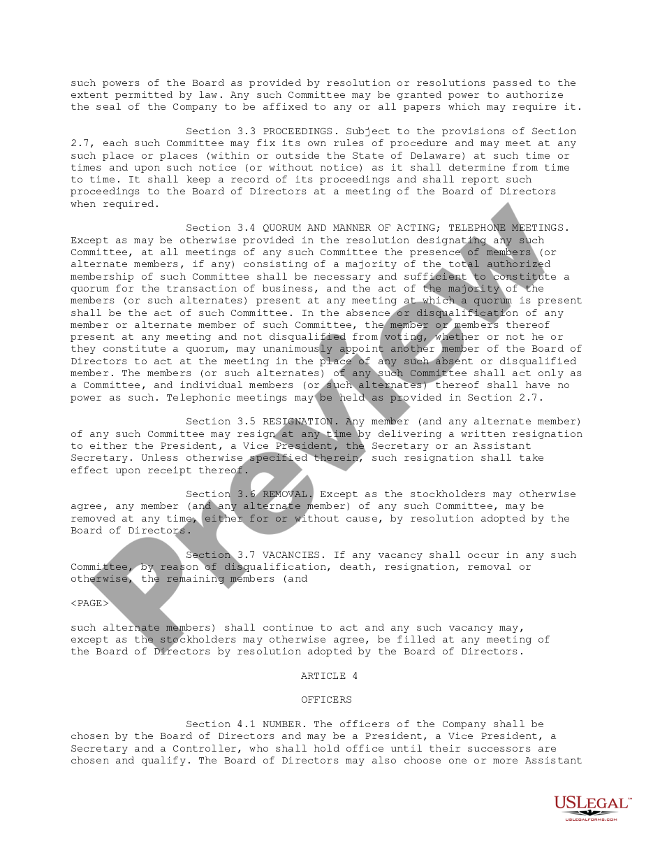 page 8 Bylaws of Millennium Network Technologies, Inc. preview