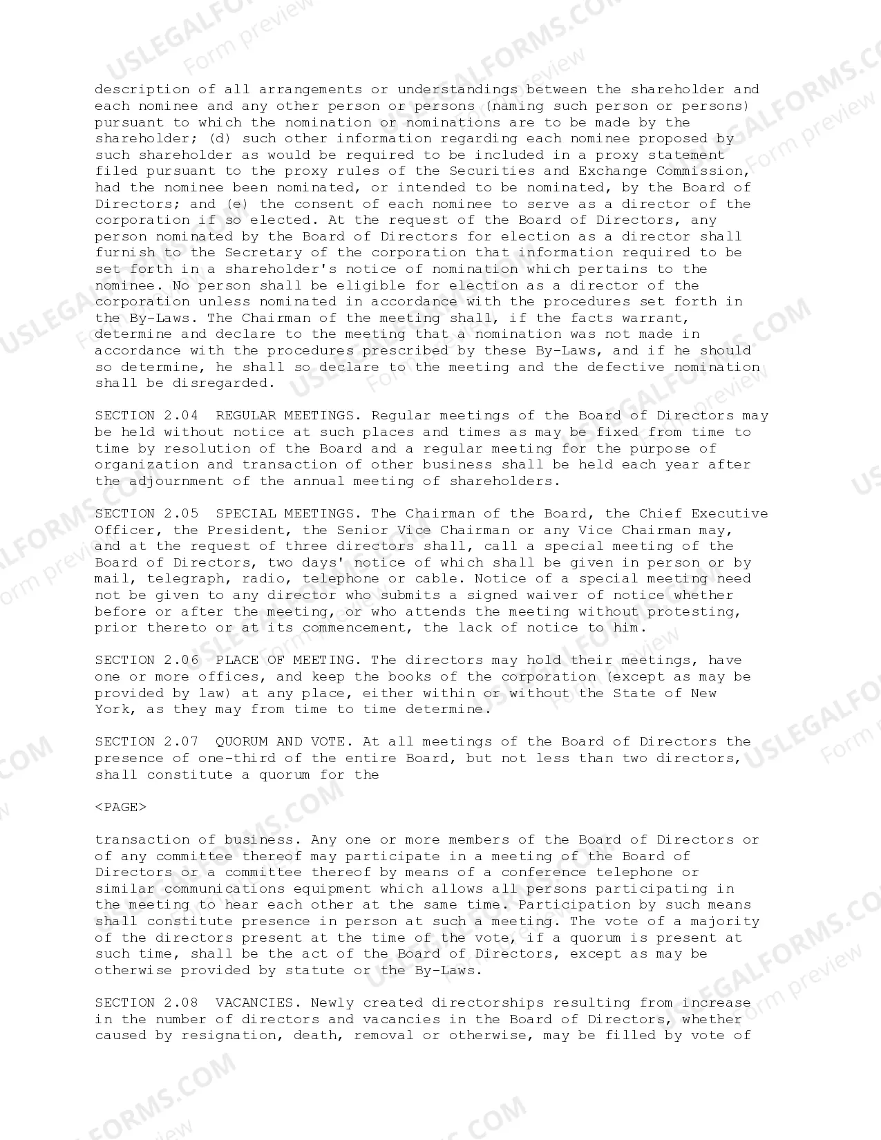 Preview Bylaws of Bankers Trust Corporation