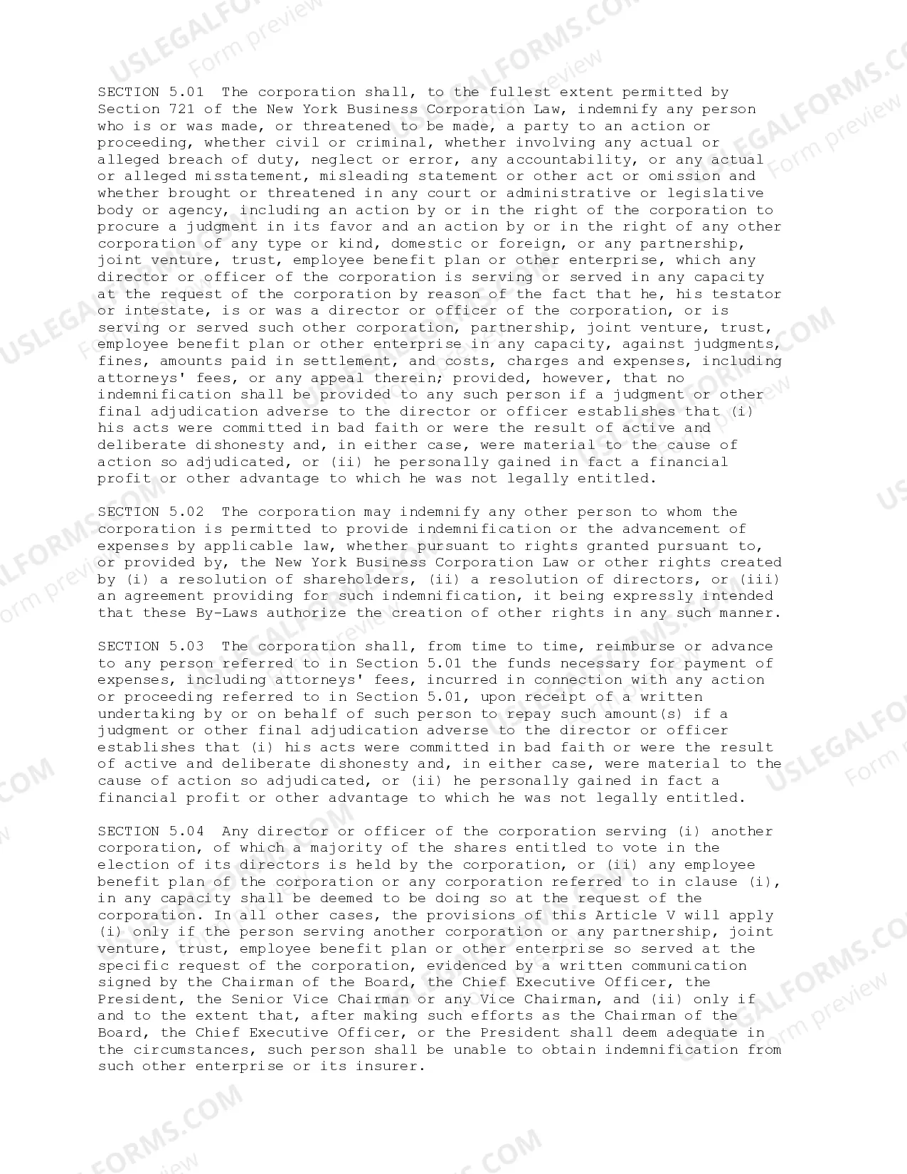 Preview Bylaws of Bankers Trust Corporation