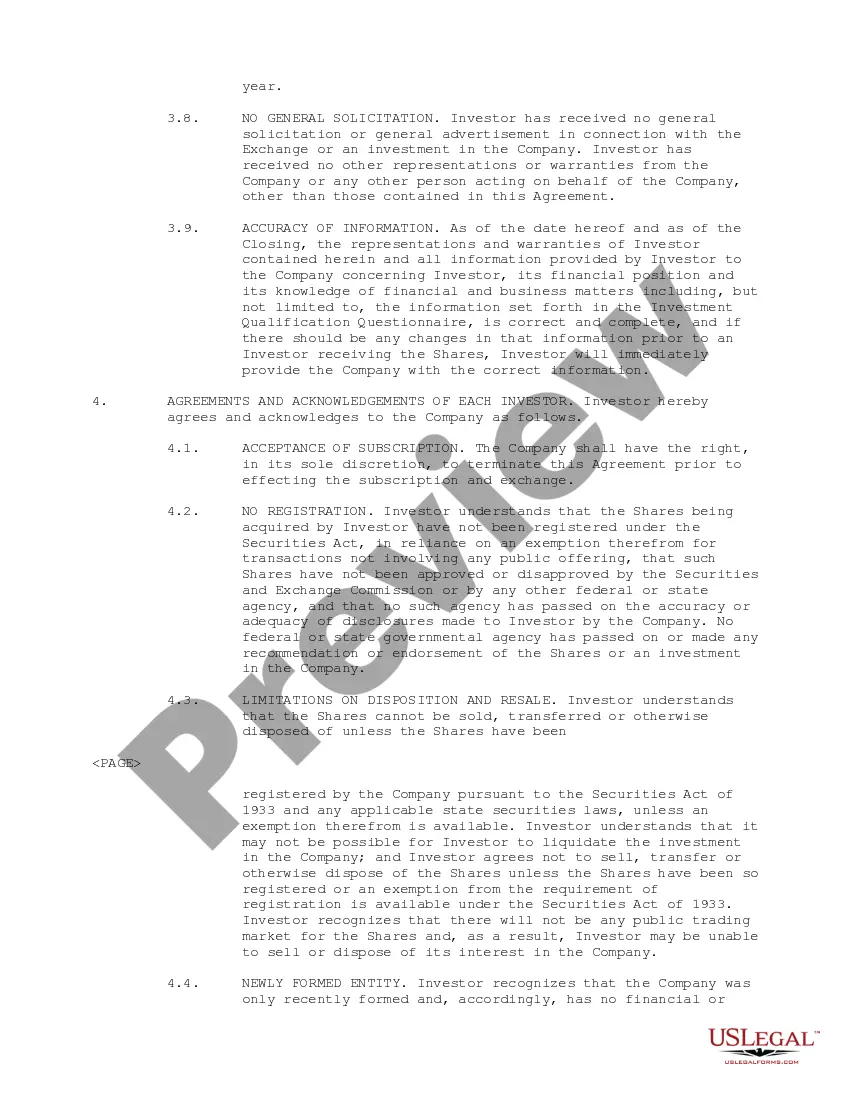 Get Exchange and Subscription Agreement between Michael T. Fiore and ID Recap, Inc. regarding merge of ID Recap, Inc. with InterDent, Inc. and exchange of shares Preview Exchange and Subscription Agreement between Michael T. Fiore and ID Recap, Inc. regarding merge of ID Recap, Inc. with InterDent, Inc. and exchange of shares