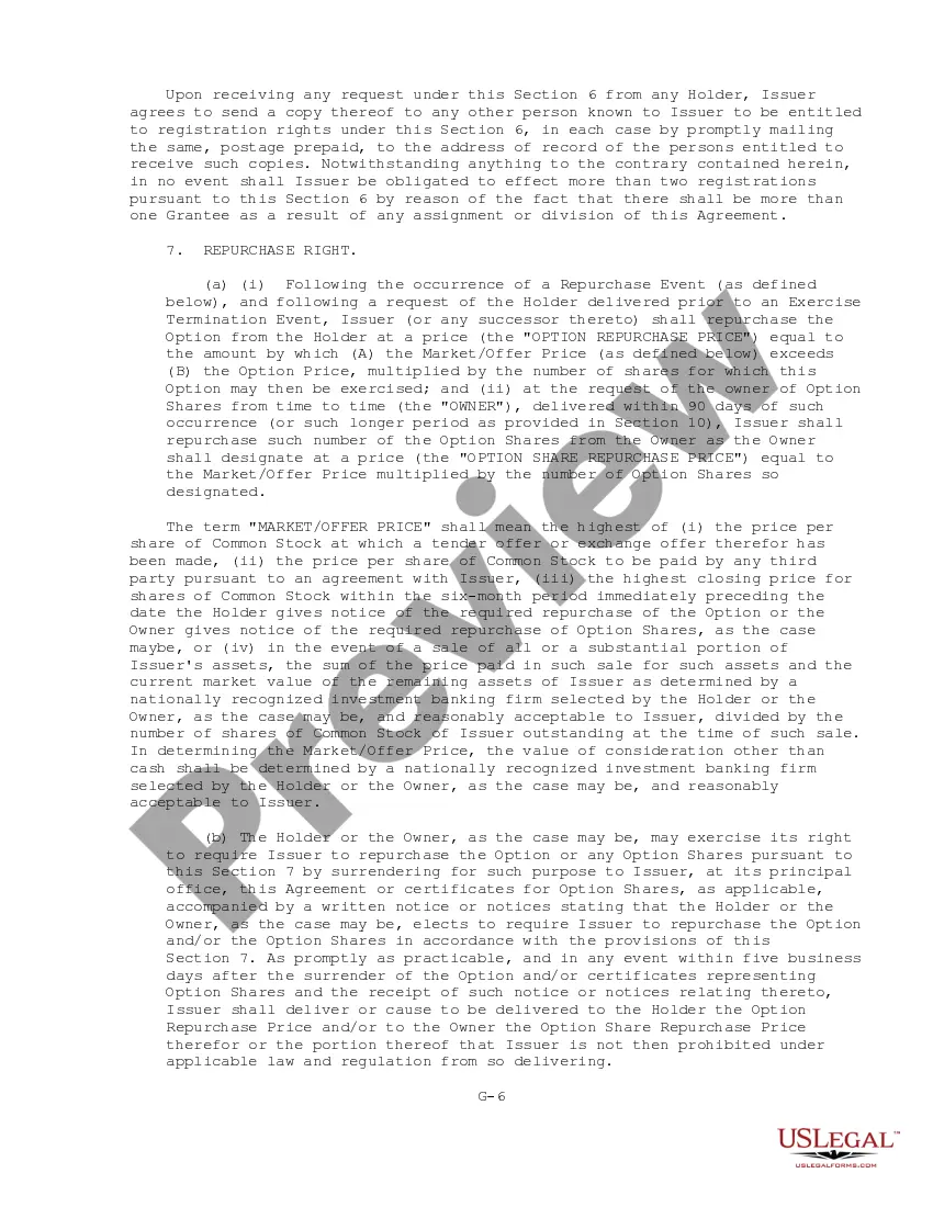 Get Stock Option Agreement between Northern Bank of Commerce and Cowlitz Bancorporation Preview Stock Option Agreement between Northern Bank of Commerce and Cowlitz Bancorporation