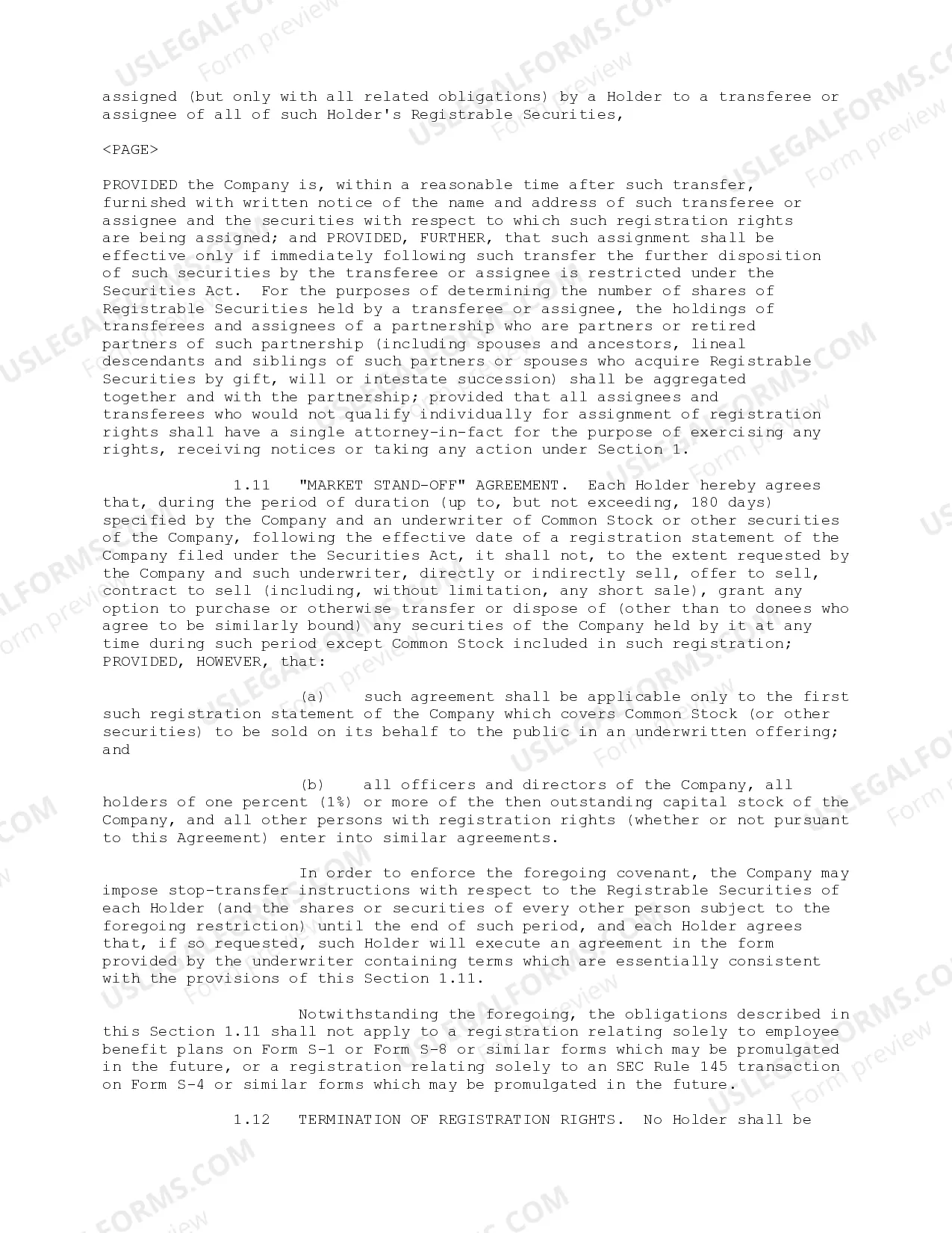 Preview Investor's Rights Agreement of BirthdayExpress.com