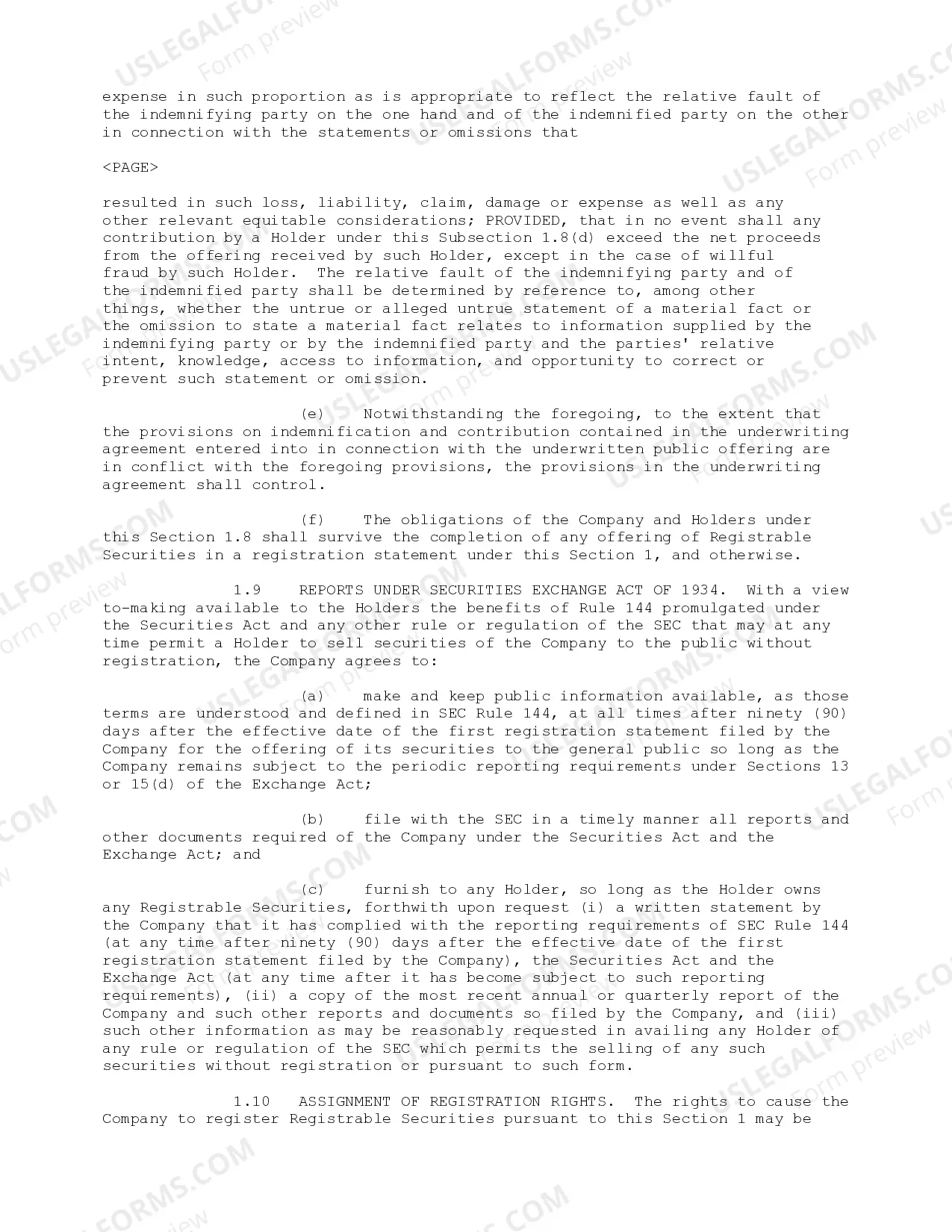 Preview Investor's Rights Agreement of BirthdayExpress.com