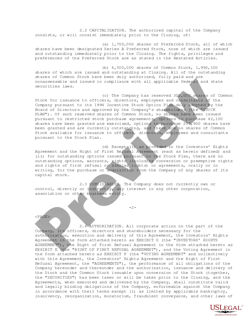 Get Sample Series A Preferred Stock Purchase Agreement between BirthdayExpress, Inc. and Purchaser Preview Sample Series A Preferred Stock Purchase Agreement between BirthdayExpress, Inc. and Purchaser