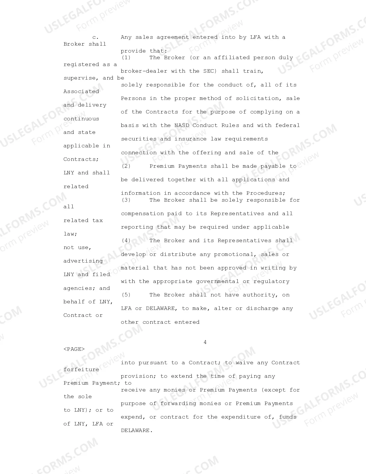 Preview Wholesale Agreement between Lincoln Life and Annuity Co. of New York, Lincoln Financial Advisors Corp. and Delaware Distributors, LP