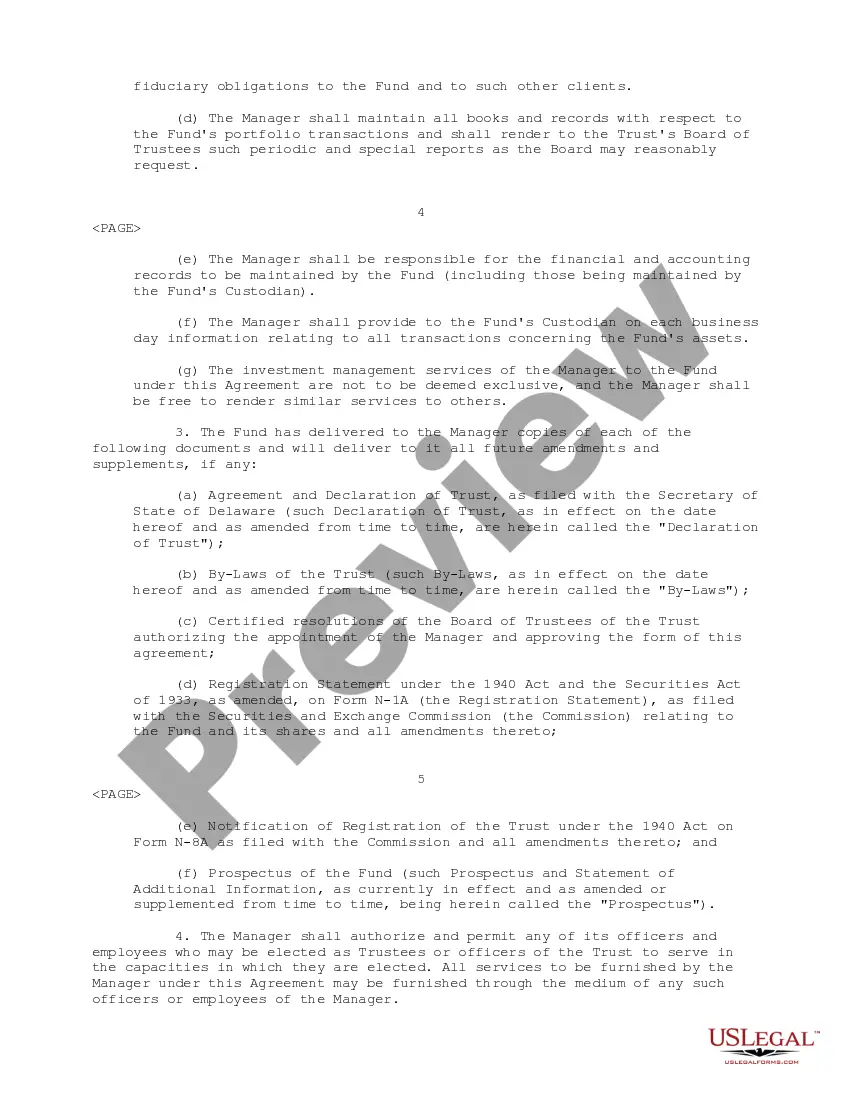 Get Management Agreement between Prudential Tax-Managed Growth Fund and Prudential Investments Fund Management, LLC Preview Management Agreement between Prudential Tax-Managed Growth Fund and Prudential Investments Fund Management, LLC