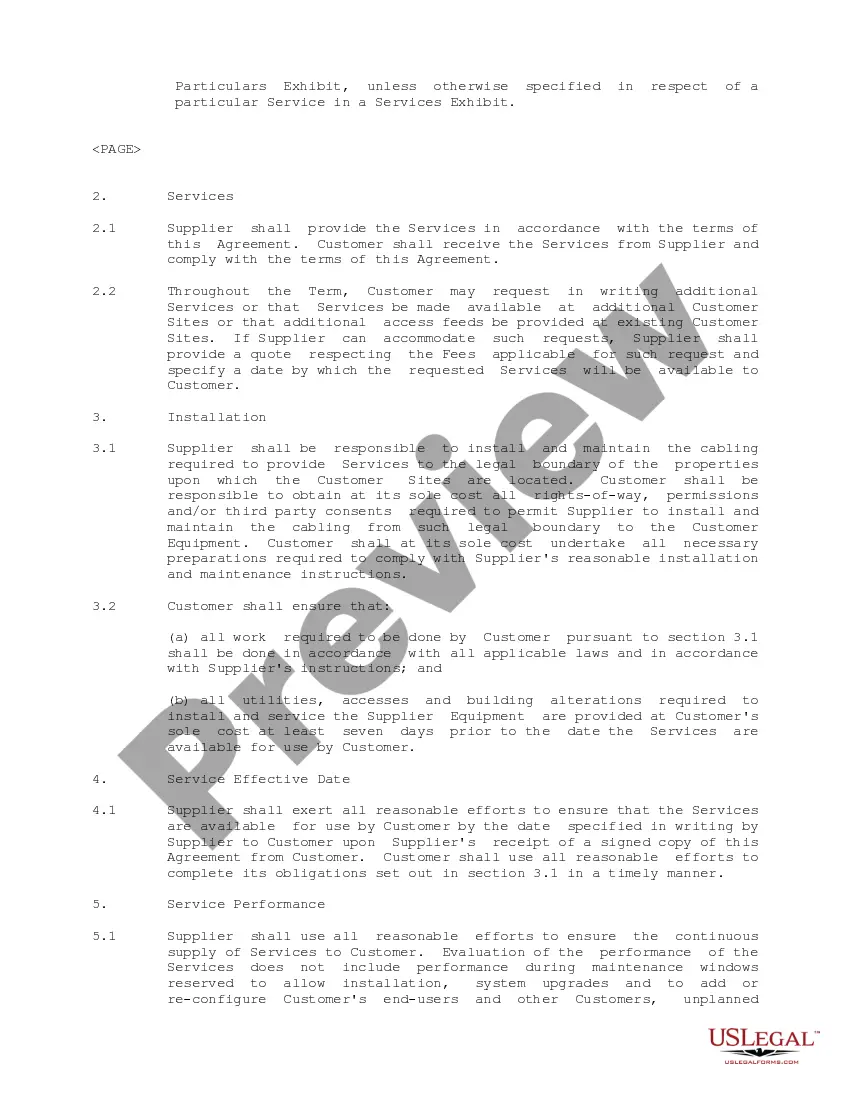 Get Internet Business Services Agreement Preview Internet Business Services Agreement