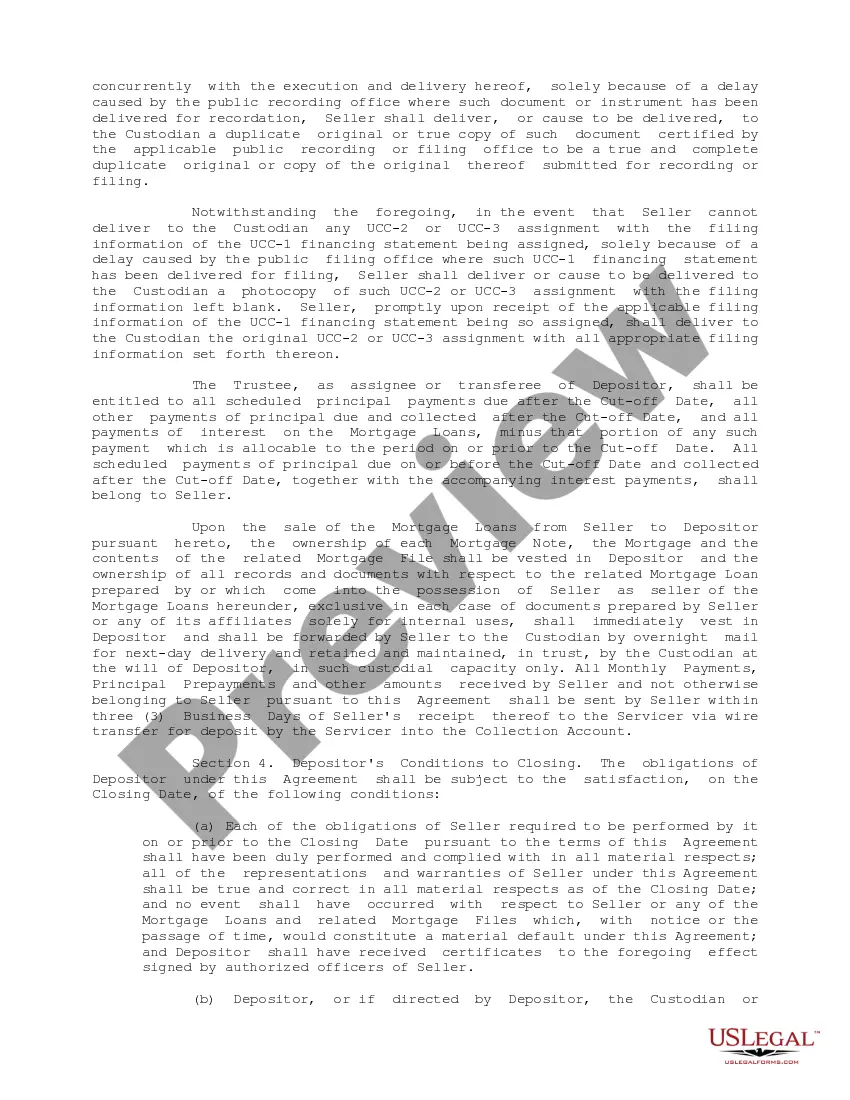 Preview Sample Mortgage Loan Purchase Agreement between Credit Suisse First Boston Mortgage Securities Corp. and Credit Suisse First Boston Mortgage Capital, LLC