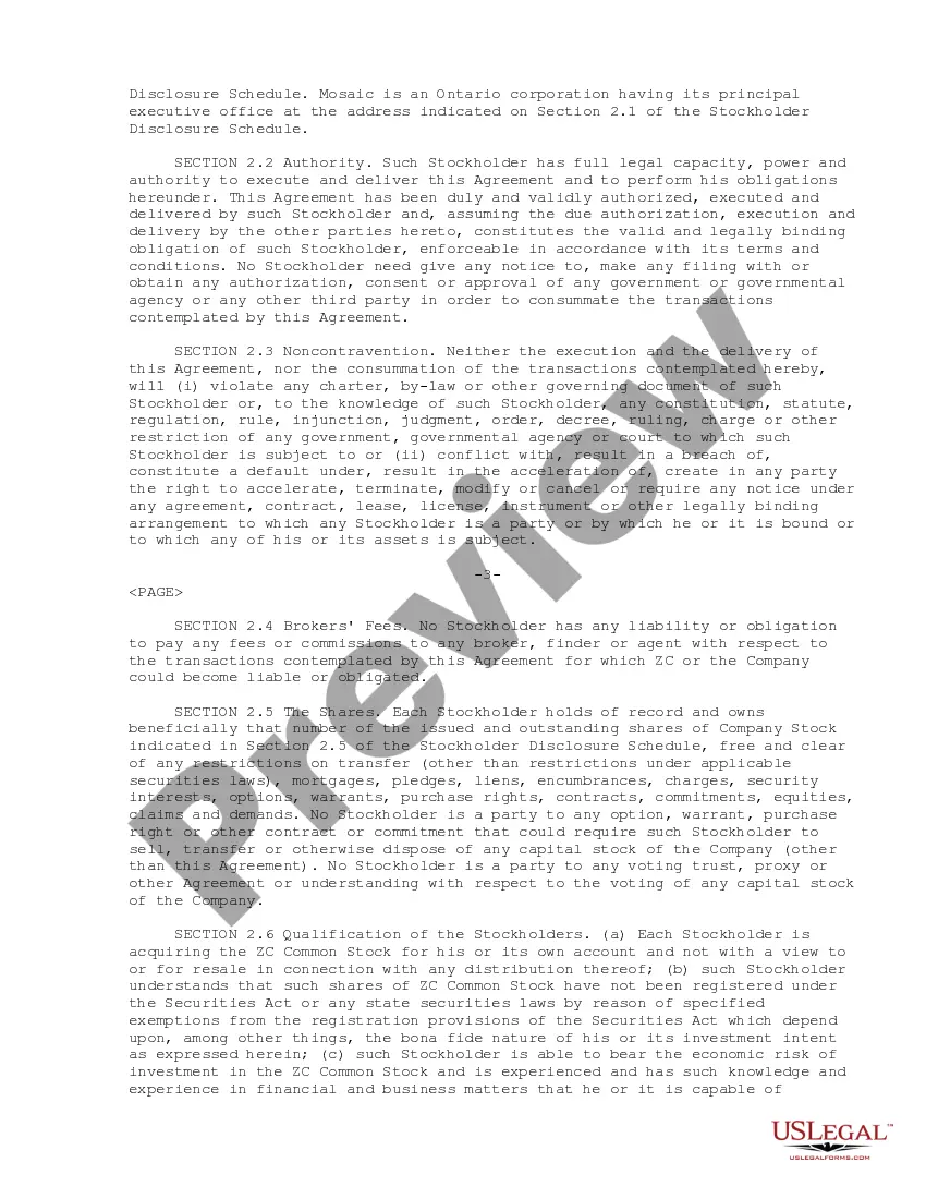 Get Share Exchange Agreement between ZC Acquisition Corp., Zefer Corp. and the stockholders of Zefer Corp. Preview Share Exchange Agreement between ZC Acquisition Corp., Zefer Corp. and the stockholders of Zefer Corp.