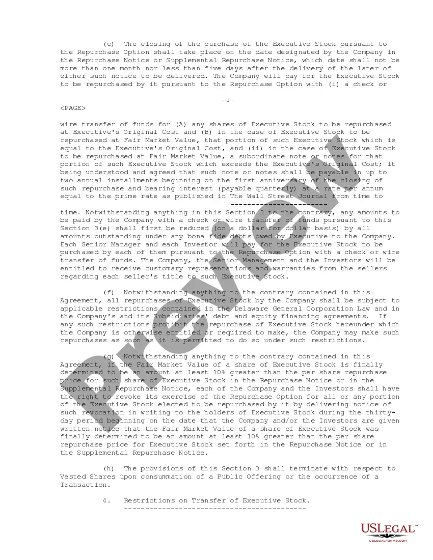 Preview Senior Management Agreement for Zefer Corp.