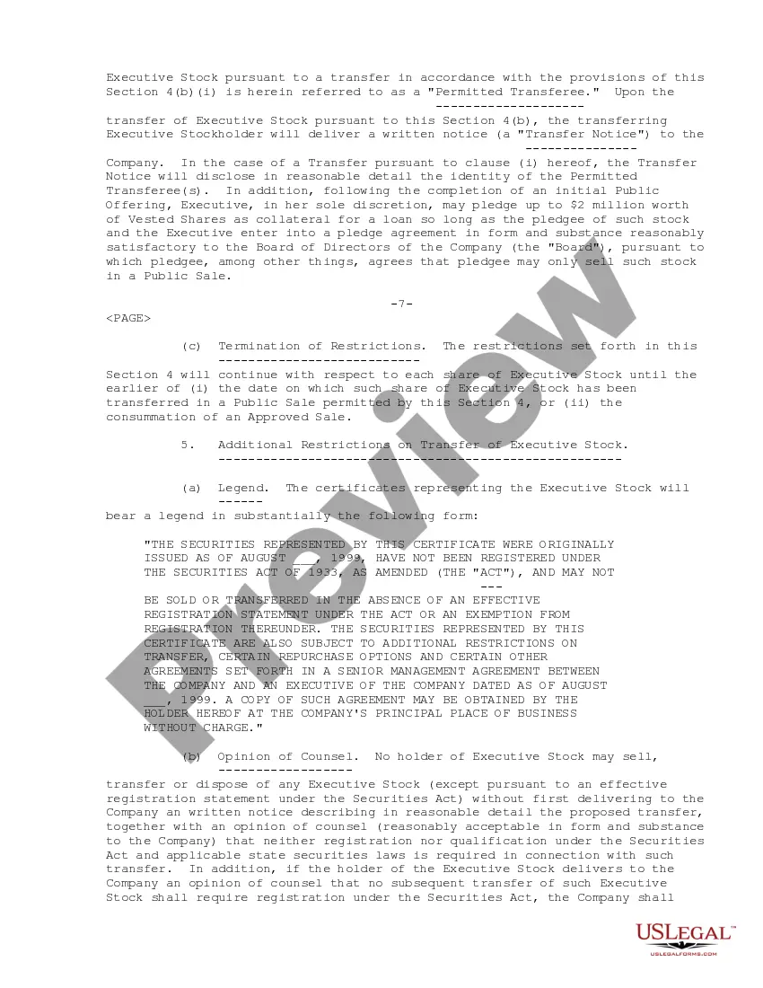 Preview Senior Management Agreement for Zefer Corp.