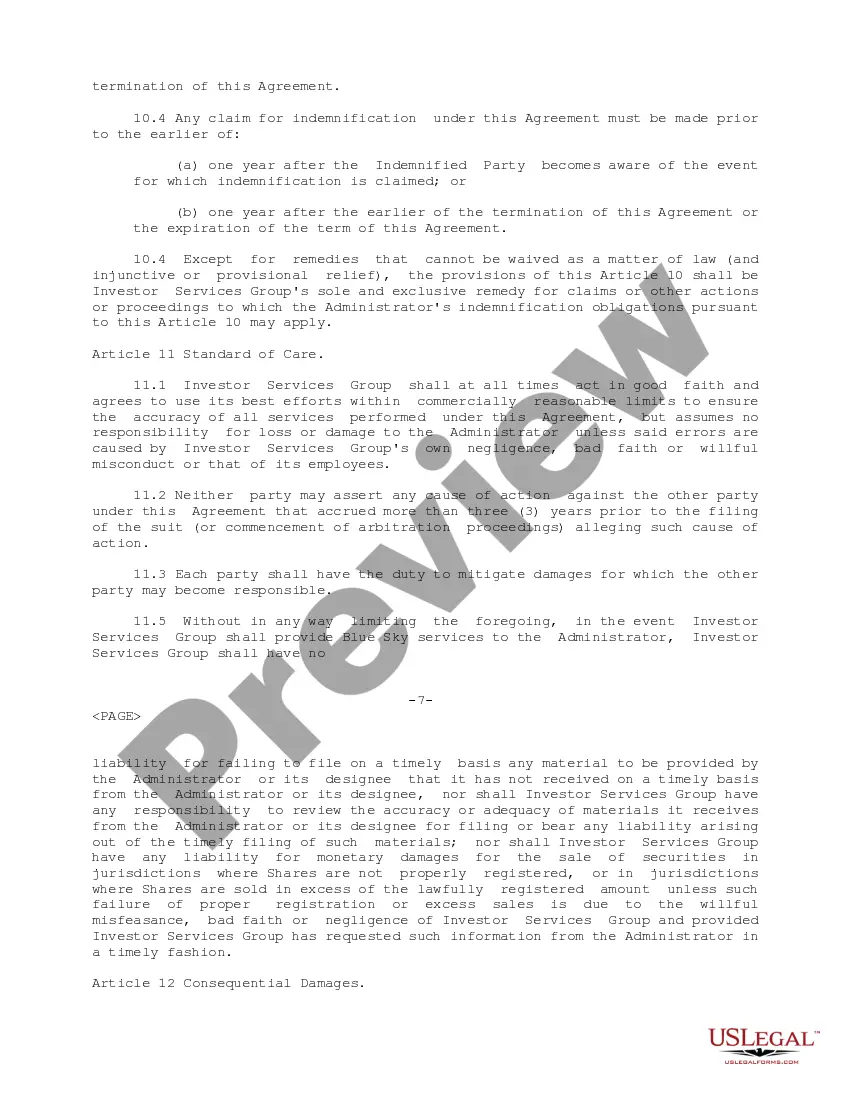 Get Sub-Administration Agreement between First Data Investor Services Group, Inc. and EQSF Advisors, Inc. regarding Rendering Certain Sub-Administrative Services Preview Sub-Administration Agreement between First Data Investor Services Group, Inc. and EQSF Advisors, Inc. regarding Rendering Certain Sub-Administrative Services