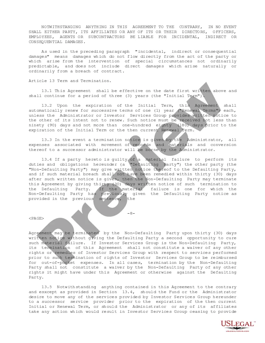 Get Sub-Administration Agreement between First Data Investor Services Group, Inc. and EQSF Advisors, Inc. regarding Rendering Certain Sub-Administrative Services Preview Sub-Administration Agreement between First Data Investor Services Group, Inc. and EQSF Advisors, Inc. regarding Rendering Certain Sub-Administrative Services