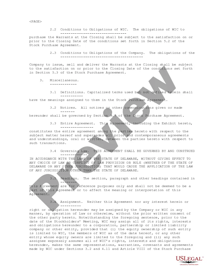 Get Sample Warrant Purchase Agreement between The Wiser Oil Company and Wise Investment Company, LLC Preview Sample Warrant Purchase Agreement between The Wiser Oil Company and Wise Investment Company, LLC
