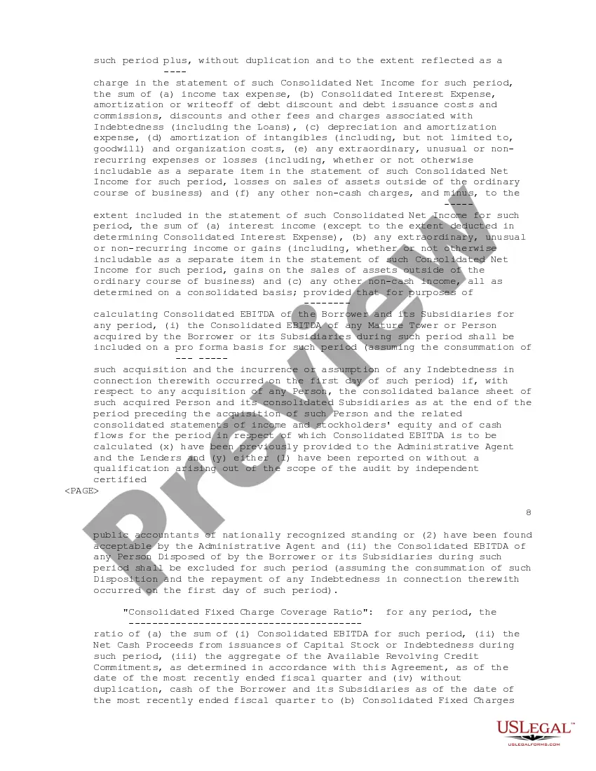 Get Second Amended and Restated Credit Agreement among SBA Communications, Corp., SBA Telecommunications, Inc., Several Banks and Financial Institutions Preview Second Amended and Restated Credit Agreement among SBA Communications, Corp., SBA Telecommunications, Inc., Several Banks and Financial Institutions