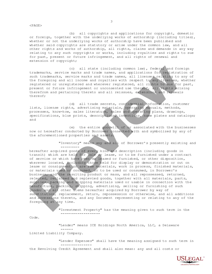 Get Security Agreement between PCSupport.com, Inc. and ICE Holdings North America Preview Security Agreement between PCSupport.com, Inc. and ICE Holdings North America