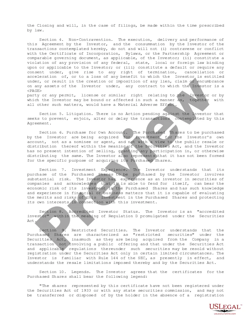 Get Sample Stock Purchase and Investor Rights Agreement of Xiox Corp. Preview Sample Stock Purchase and Investor Rights Agreement of Xiox Corp.