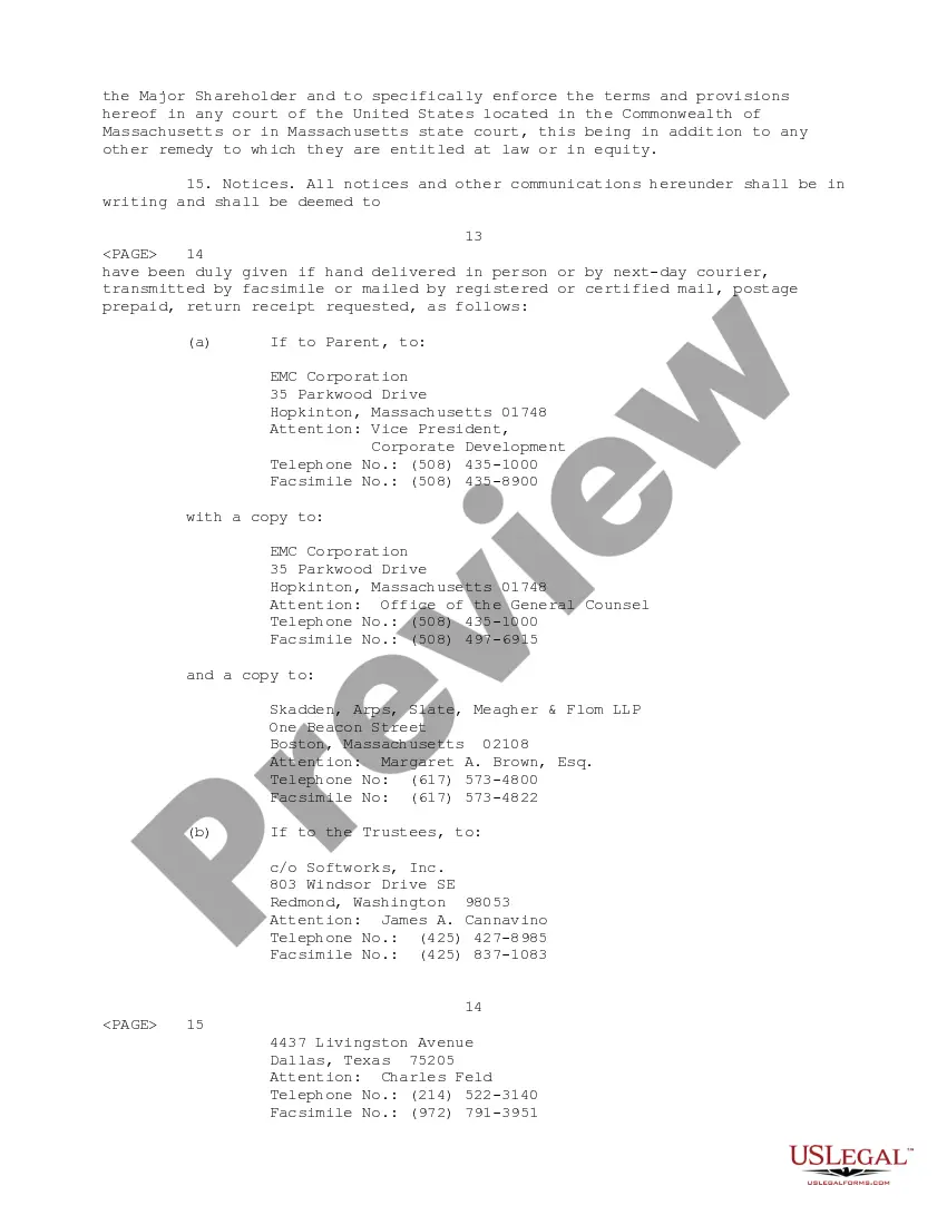 Get Stock Tender Agreement between EMC Corp., Eagle Merger Corp., Computer Concepts Corp., et al. Preview Stock Tender Agreement between EMC Corp., Eagle Merger Corp., Computer Concepts Corp., et al.