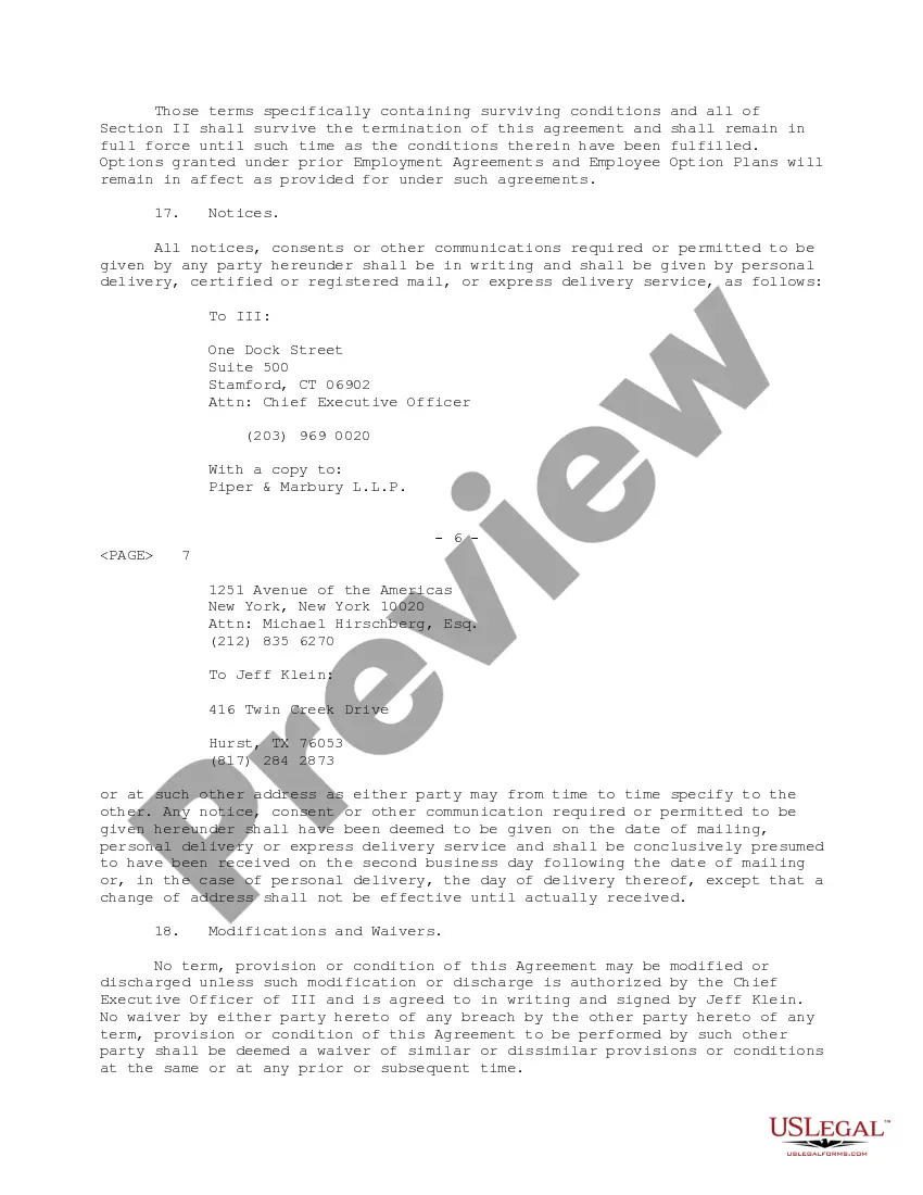 Preview Employment and Royalty Agreement for Intelligent Information, Inc.