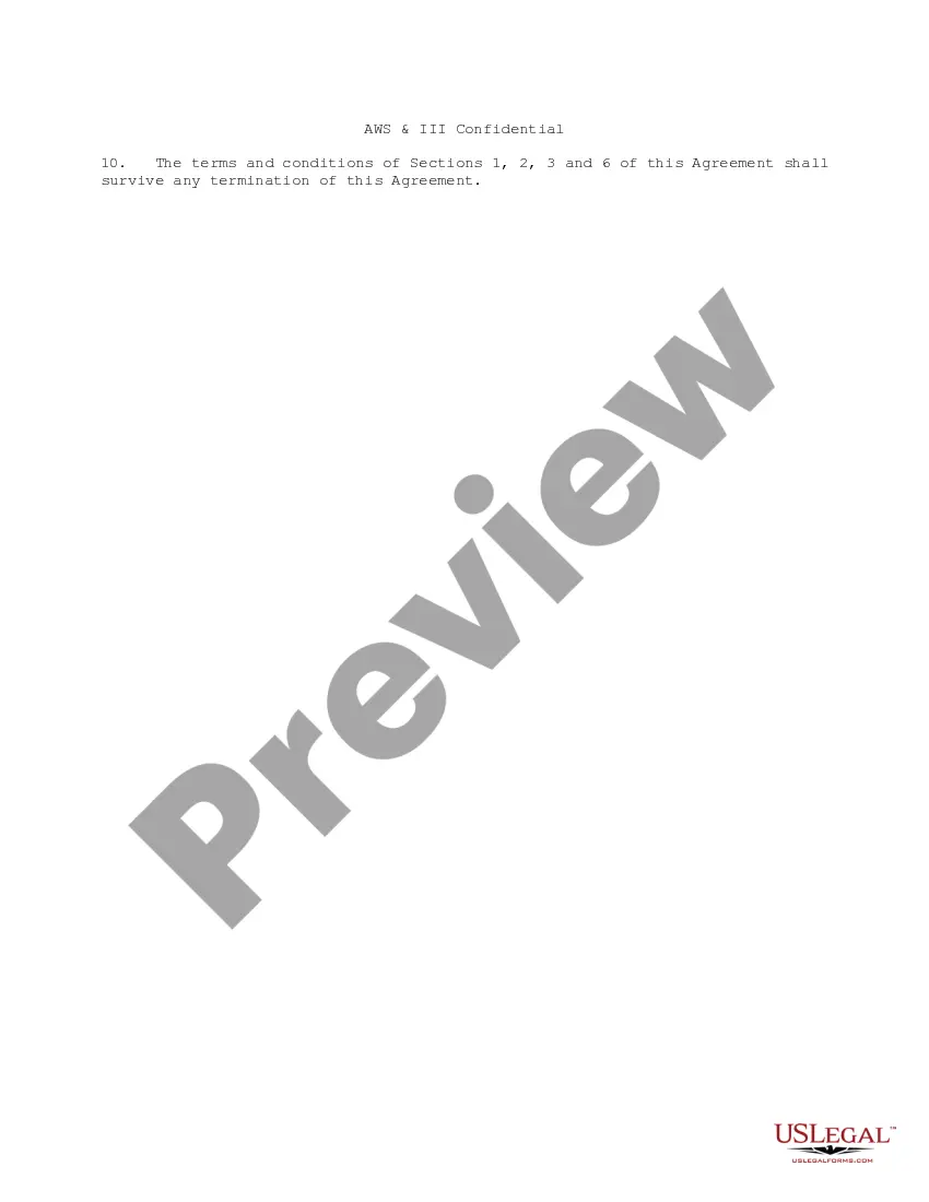 Preview Subscriber Agreement for Intelligent Information, Inc.