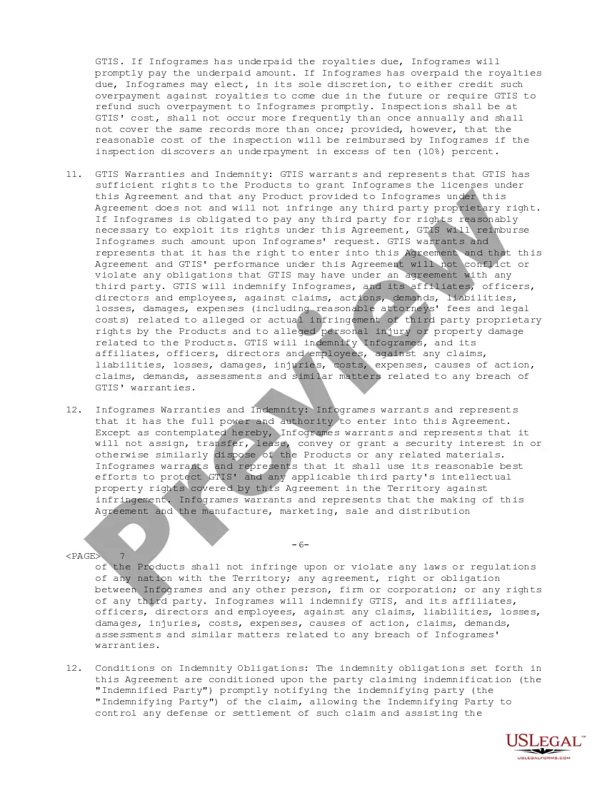 Get Distribution Agreement regarding the distribution, publishing and marketing of games and software products Preview Distribution Agreement regarding the distribution, publishing and marketing of games and software products