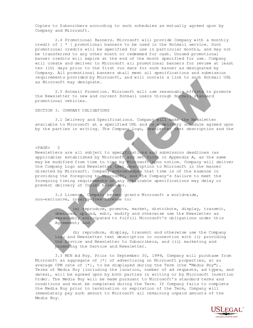 Preview Anchor Provider Agreement