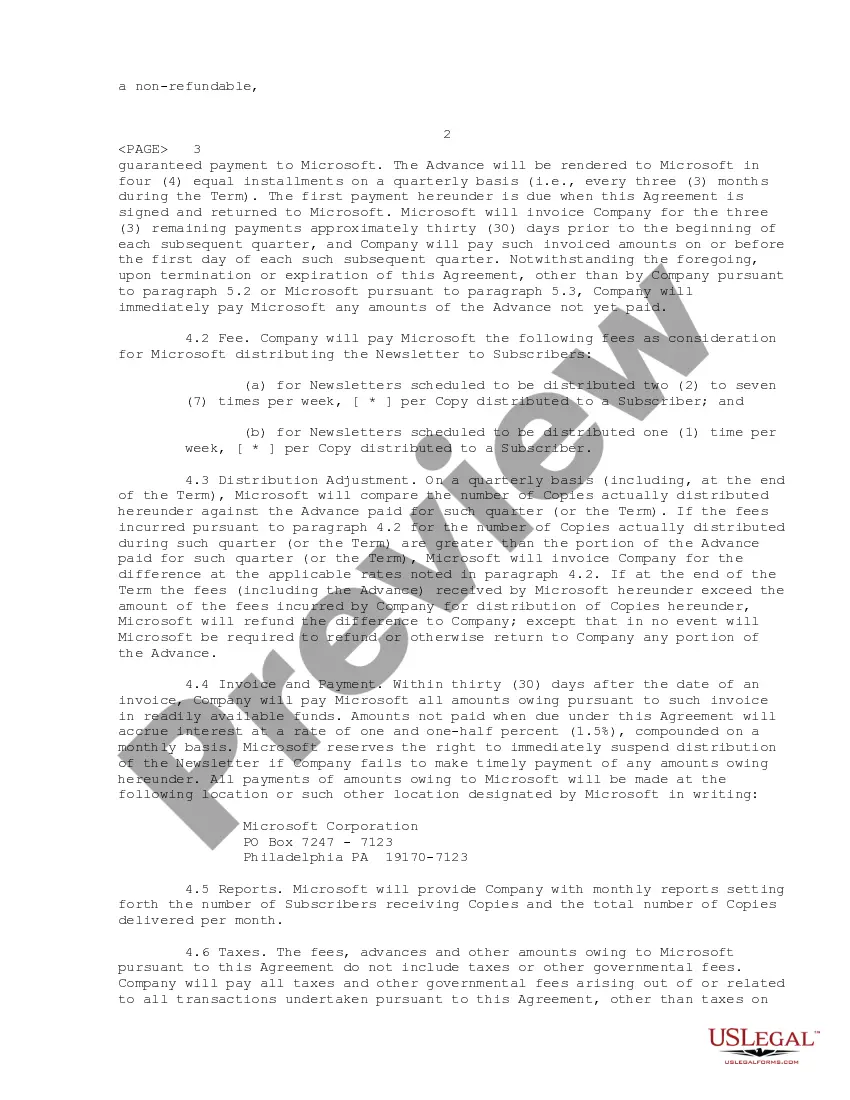 Preview Anchor Provider Agreement