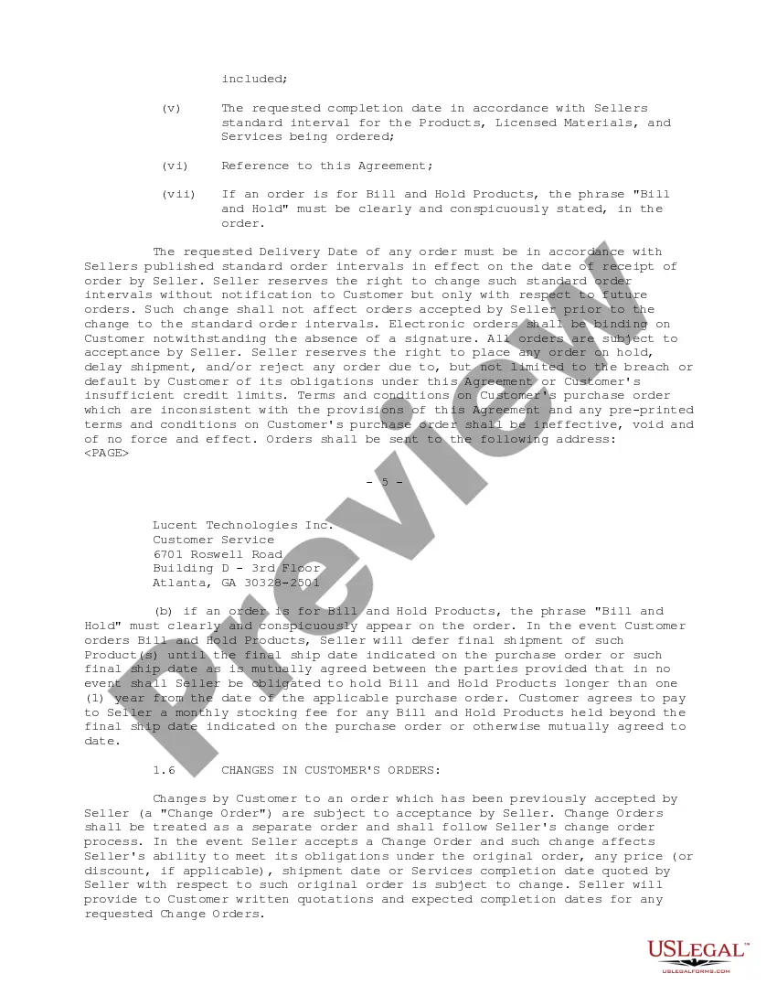 Preview General Agreement