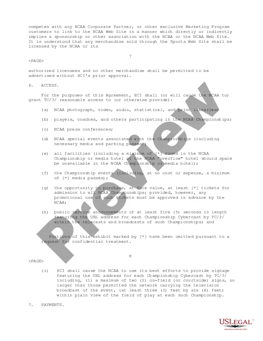 Get Web Site and Cybercasting Agreement Preview Web Site and Cybercasting Agreement