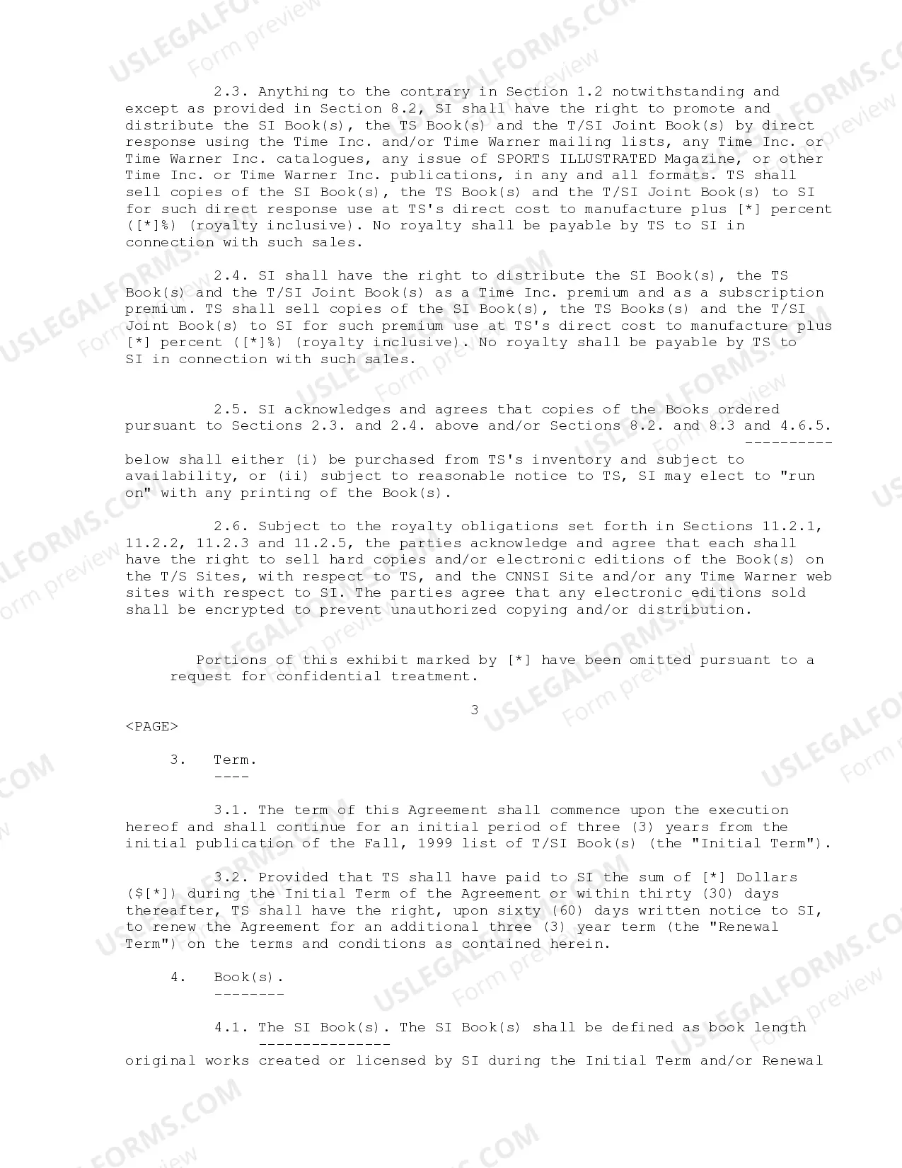 Preview Sports Illustrated Agreement