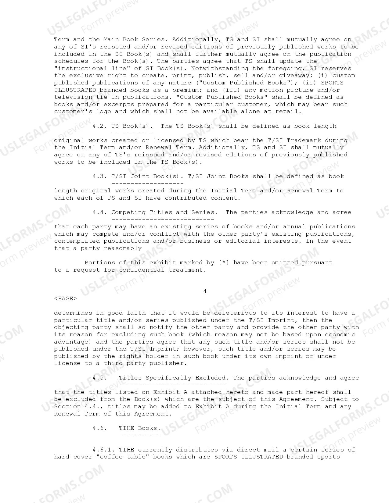 Preview Sports Illustrated Agreement