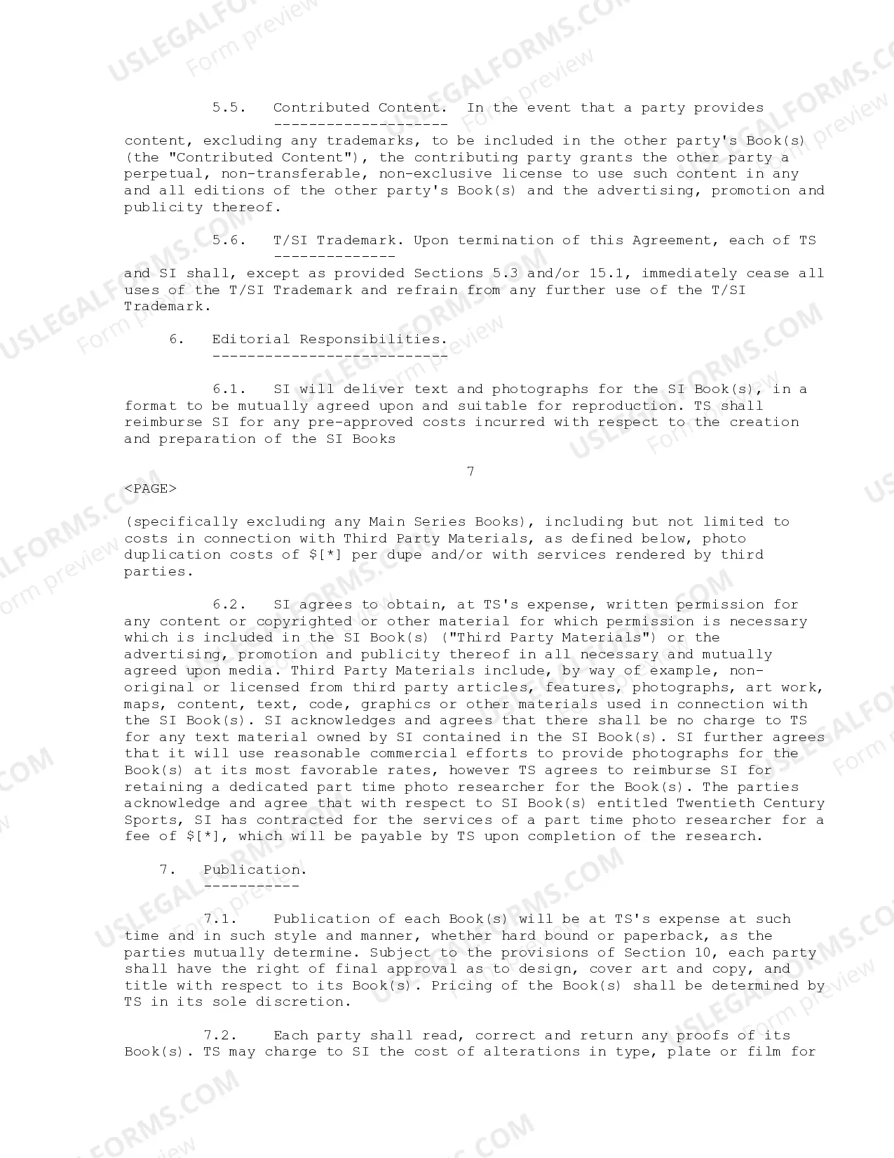 Preview Sports Illustrated Agreement