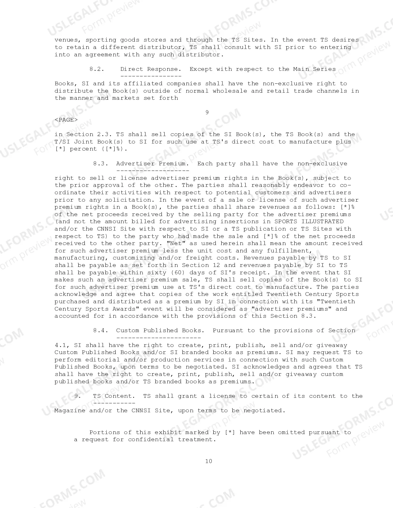Preview Sports Illustrated Agreement
